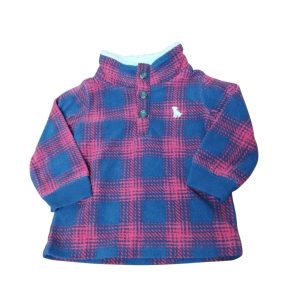 BUZO MICROPOLAR ROJO AZUL BOTONES PERRITO T 1 AP