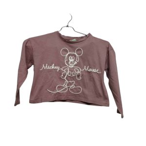 REMERA ROSADA OSCURO MICKEY BLANCO ZARA T6