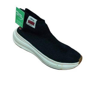 BOTAS NEGRAS PLATAFORMA BLANCA MICKEY MOUSE ZARA T37 MANCHITAS