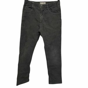PANTALON PANA GRIS ZARA T7