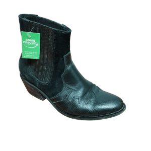 BOTAS BAJAS TIPO TEJANAS NEGRAS GAMUZA LUCY IN THE SKY T38 GT