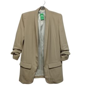 BLAZER BEIGE MANGAS FRUNCE ZARA TS manchita atras