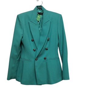 BLAZER CELESTE BOTONES PLATEADOS ZARA TM