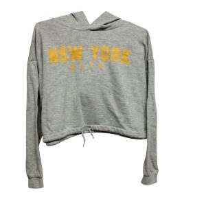 BUZO ALG GRIS LETRAS AMARILLAS NEW YORK H&M T 12-14