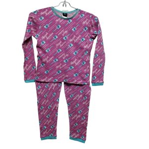 PIJAMA ALG PANT/BUZO FUCSIA CELESTE HANNA MONTANA DISNEY T 12 MCH