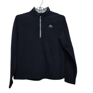 BUZO POLAR CELESTE AZUL MEDIO CIERRE QUECHUA T12 AP