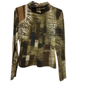 POLERA ALG VERDE AMARILLO MARRON DISMERO T M