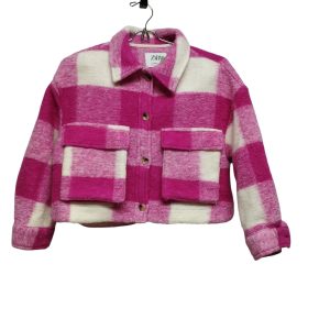SOBRECAMISA CUADROS BCO FUCSIA ZARA T 9-10