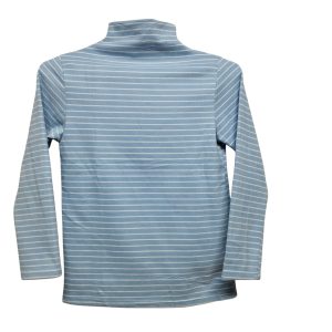 POLERA PIEL DURAZNO CELESTE RAYAS BCAS T 9-10