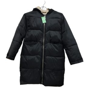 CAMPERA INFLADITA NEGRA LARGA ZARA T9