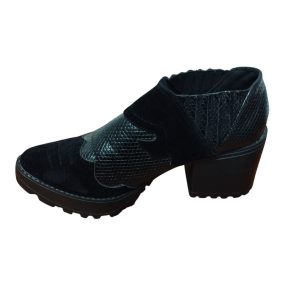 BOTIN NEGRO COMBINADO PLATAFORMA THOMAS TRENT T 38