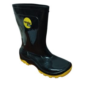 BOTAS DE LLUVIA NEGRA AMARILLA VONDER KIDS T32/33
