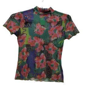 REMERA TUL MULTICOLOR FLORES INDIAN T XS