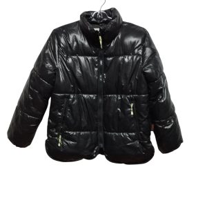 CAMPERA NEGRA BRILLOSA H&M THERMOLITE T9/10