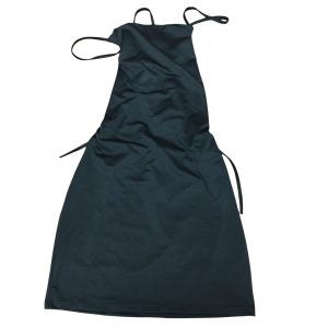 VESTIDO NEGRO TIRAS CRUZADAS ESPALDA DOS ALMAS T S AP NUEVO