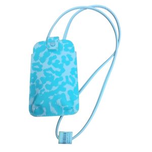PORTACELULAR CELESTE CREMITA ANIMAL PRINT LEFTIES