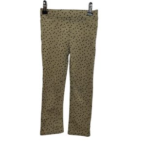 CALZA TIPO JEAN VERDE LUNARES NEGROS H&M T 3-4