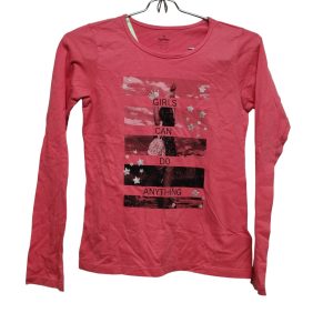 REMERA ALG CORAL NIÑA FRANJAS CORONA ESTRELLAS  FUZARKA T 11/12
