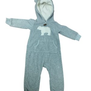 ENTERITO MICROPOLAR GRIS OSO POLAR CARTERS 12 M