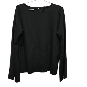 BLUSA NEGRA ALG ABIERTA ESPALDA MANGAS ANCHAS T M AP