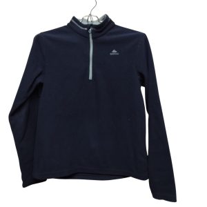 BUZO POLAR AZUL CELESTE MEDIO CIERRE QUECHUA T12/13 GT