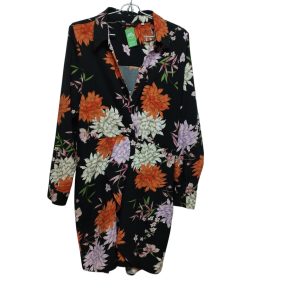 VESTIDO NEGRO FLORES COLORES ALLIE TL