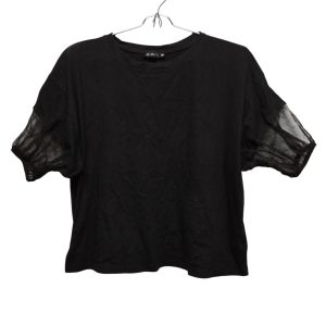 REMERA ALG NEGRO MANGAS TUL INDIAN T S GT