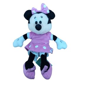 PELUCHE MINNIE VESTIDO ROSADO 25 CMS DISNEY
