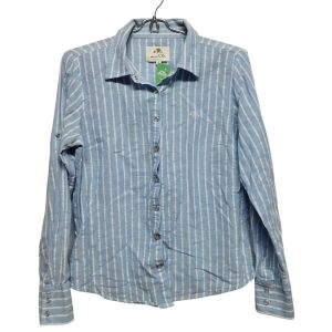 CAMISA CELESTE RAYAS BCAS MULITA T S
