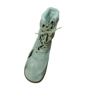 BOTA BAJA GAMUZA BEIGE BORDE LANA CATERPILLAR T 39 MANCHADA