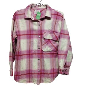 SOBRECAMISA CUADROS BCO ROSADO ROJO ZARA T13-14