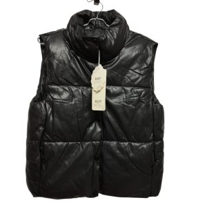 CHALECO CUERINA NEGRO TXL