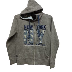 CAMPERA ALG GRIS NEW YORK EN AZUL KEVINGSTON T12 GT