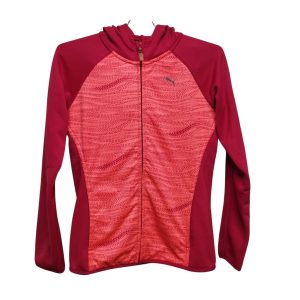 CAMPERA DEPORTIVA ROSADO NARANJA CAPUCHA PUMA 11-12 MCH