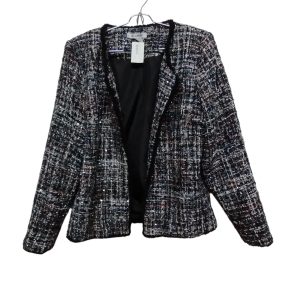 CHAQUETA TEJIDA MULTICOLOR BRILLOS BORDES PELUDITOS LOLITA T XL