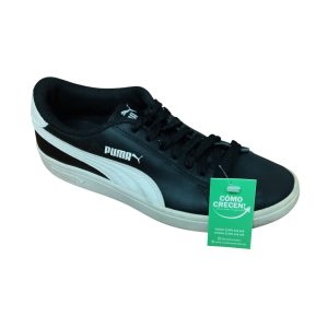 CHAMPIONES CUERO NEGRO BCO PUMA T 37 RASP