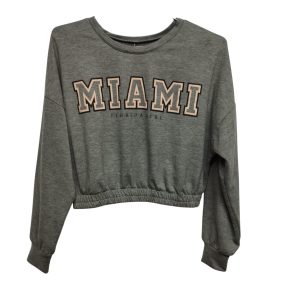 BUZO ALG GRIS CINTURA ELASTIZADA MIAMI QUARRY T M- 12 AP