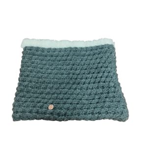 CUELLO LANA GRIS TRENZADO PELUDITO ALLIE