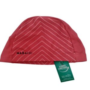GORRA NATACION FLUO RAYAS BLANCAS NABAIJI