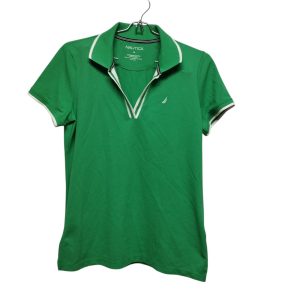 REMERA PIQUE VERDE BCO NAUTICA T M