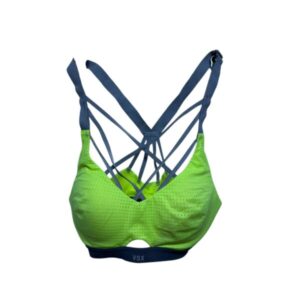 TOP DEPORTIVO AMARILLO FLUO GRIS VSX VICTORIA SECRET SPORT T32C