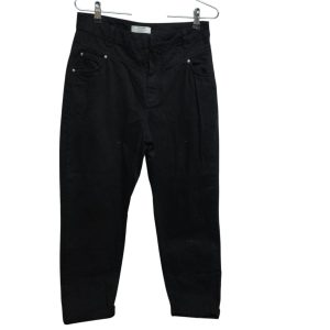 JEAN MOM NEGRO BERSHKA T 38