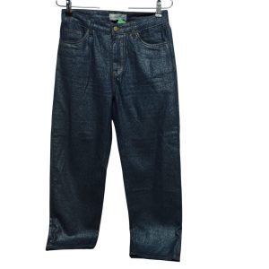 JEAN ANCHO AZUL GLITTER LIMITE T2/M