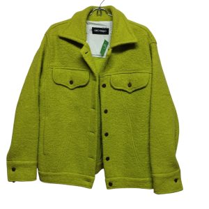 chaqueta lana verde fluo caro criado tl ap