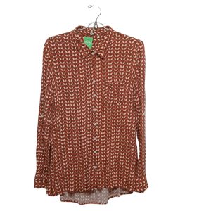 CAMISA ROJA MARRON TRIANGULOS BASICOS INDIAN TL
