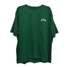 REMERA VERDE RUSTY ESPALDA ESTAMPADA T M