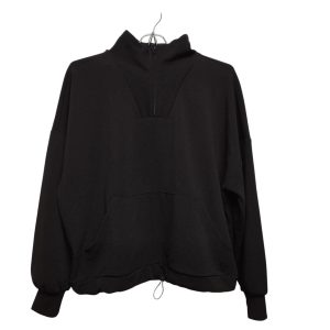 BUZO NEGRO 1/2 CIERRE CON CORDON VERO MODA T M