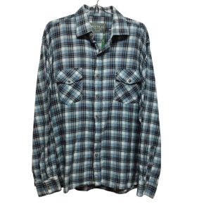 CAMISA CUADROS CELESTE NEGRO ROJO MISTRAL T XL