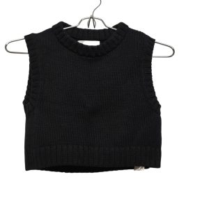 CHALECO LANA NEGRO ZARA T 8-9