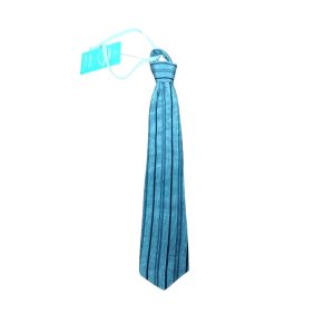 CORBATA GRIS NEGRO RAYITAS